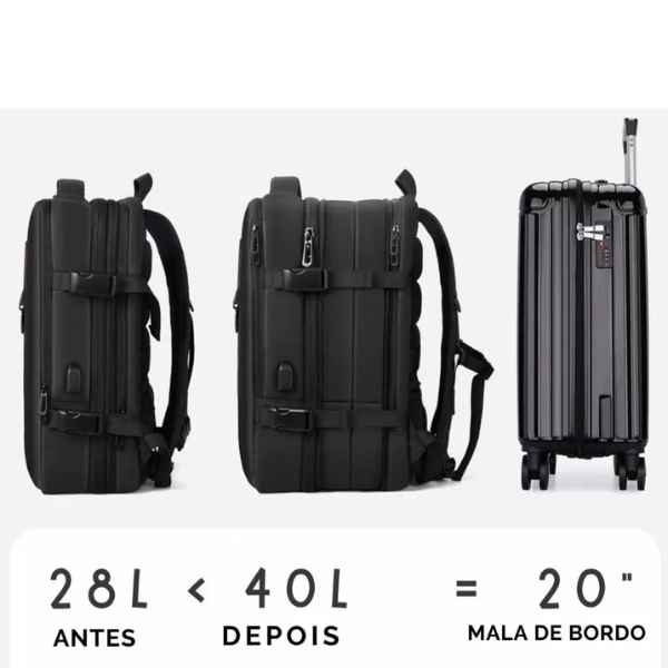 Mochila de Viagem Expansível - Essential Bag