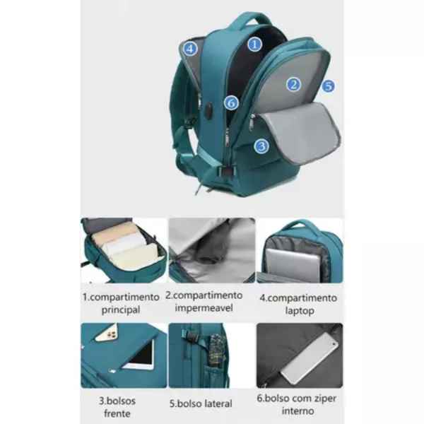 Mochila de Viagem Grande Impermeável - Essential Bag