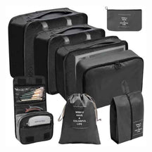 Kit 8 Bolsas Organizadoras para Mala de Viagem - Essential Bag